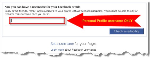 facebook custom username, facebook custom url