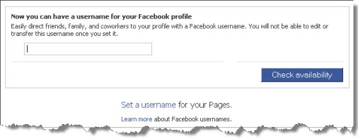 facebook custom url, facebook custom username